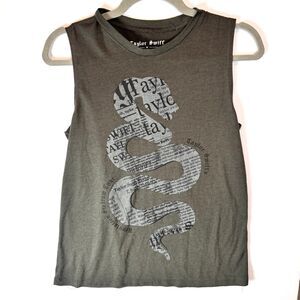 Taylor Swift Reputation Tour Grey Tank w/ Dates Women’s Medium